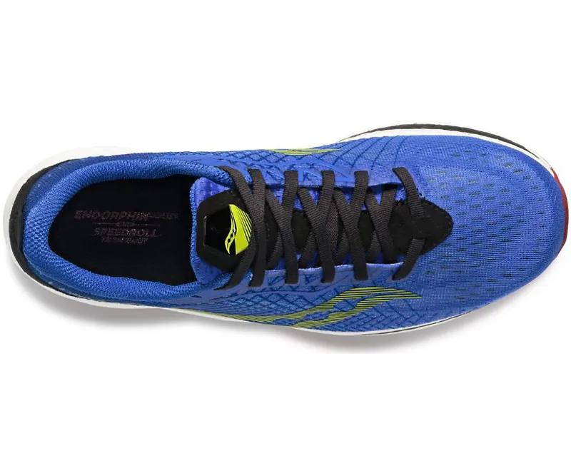 Saucony Men's Endorphin Speed 2 Blue/Acid-3